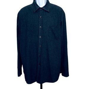 J.Crew Charcoal Grey Collard Button Down Shirt Men's Size XL